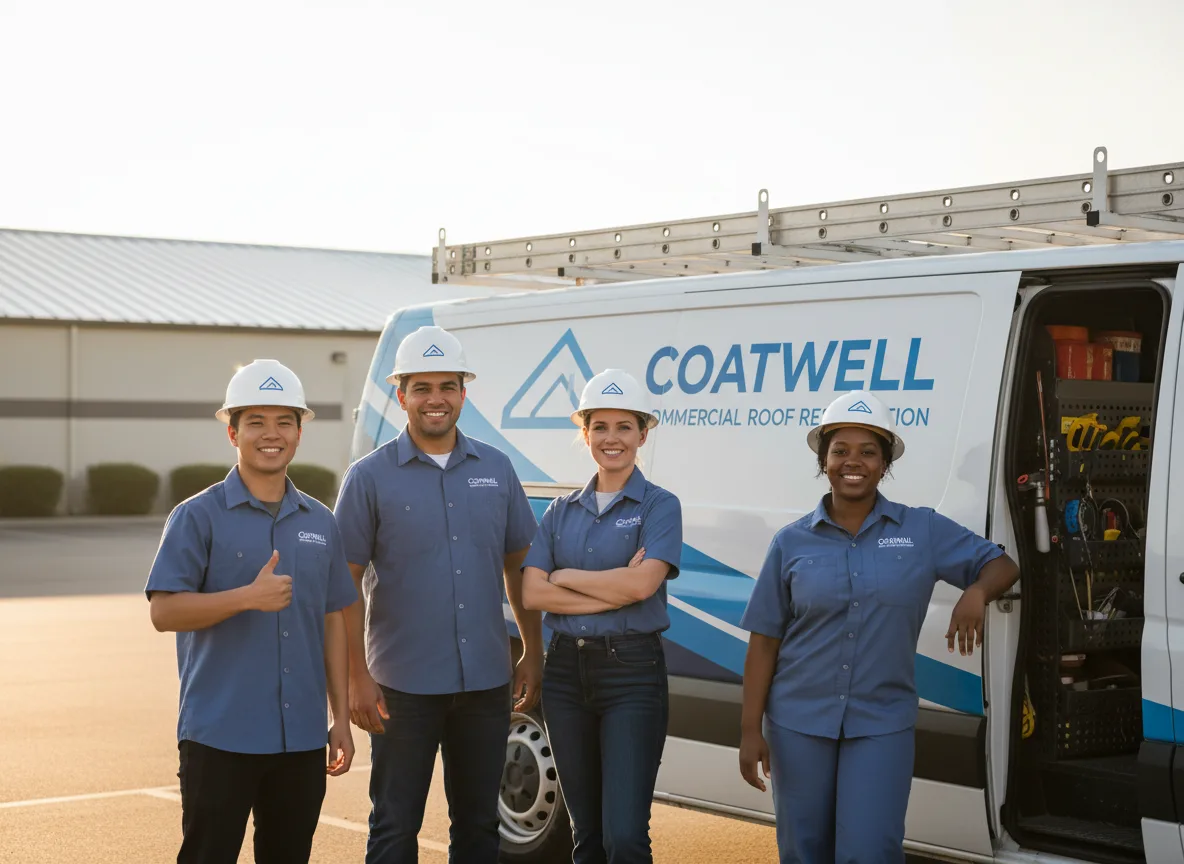 Commercial roof coating company in Bledsoe, TX